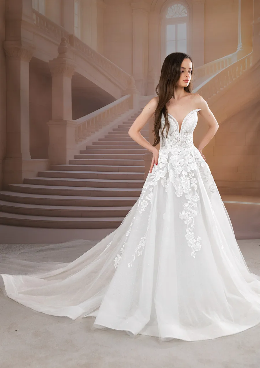 Νυφικό Apoania | Νυφικά φορέματα και είδη γάμου Mon Amour Bridal
