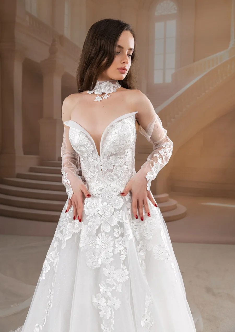 Νυφικό Apoania | Νυφικά φορέματα και είδη γάμου Mon Amour Bridal