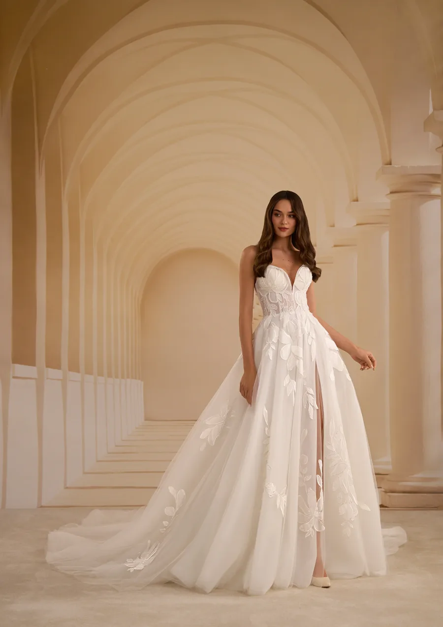 Νυφικό Millisa | Νυφικά φορέματα και είδη γάμου Mon Amour Bridal