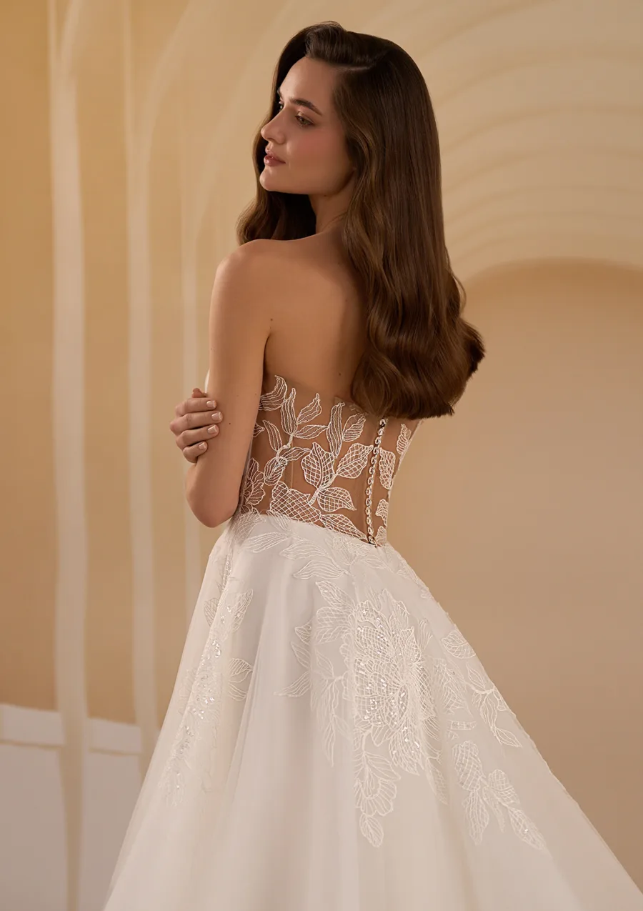 Νυφικό Celin | Νυφικά φορέματα και είδη γάμου Mon Amour Bridal